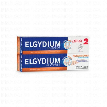 ELGYDIUM Protection Caries dentifrice (lot 2 x 75ml)