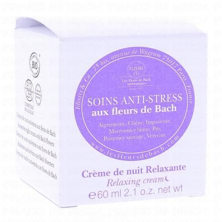 ELIXIRS & CO Cr&egrave;me de nuit anti-stress 60ml