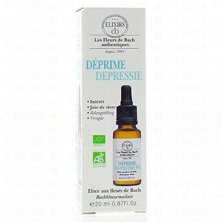 ELIXIRS & CO Les Fleurs de Bach authentiques D&eacute;prime/d&eacute;pression flacon 20ml