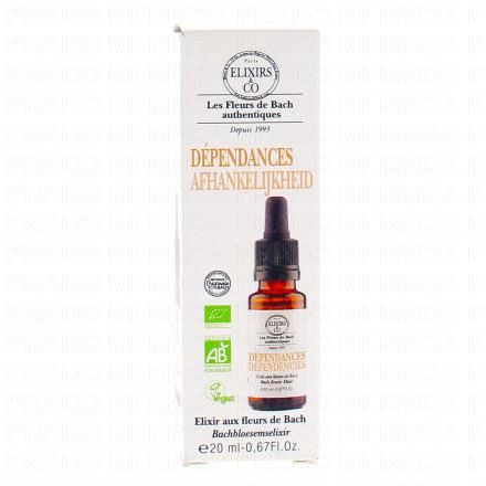 ELIXIRS & CO Les fleurs de bach D&eacute;pendances Flacon 20ml
