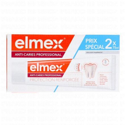 ELMEX Anti-Caries Protection Renforc&eacute;e (lot 2x75ml)