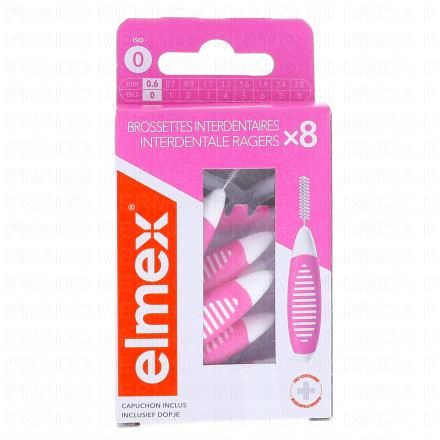 ELMEX Brossette Interdentaire (taille 0 0.6mm, 8 unit&eacute;s)