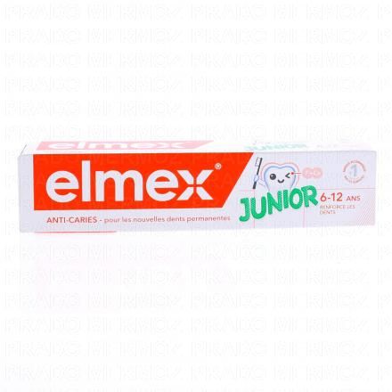 ELMEX Dentifrice Elmex Anti-Caries Junior 6-12 ans (tube 75ml)