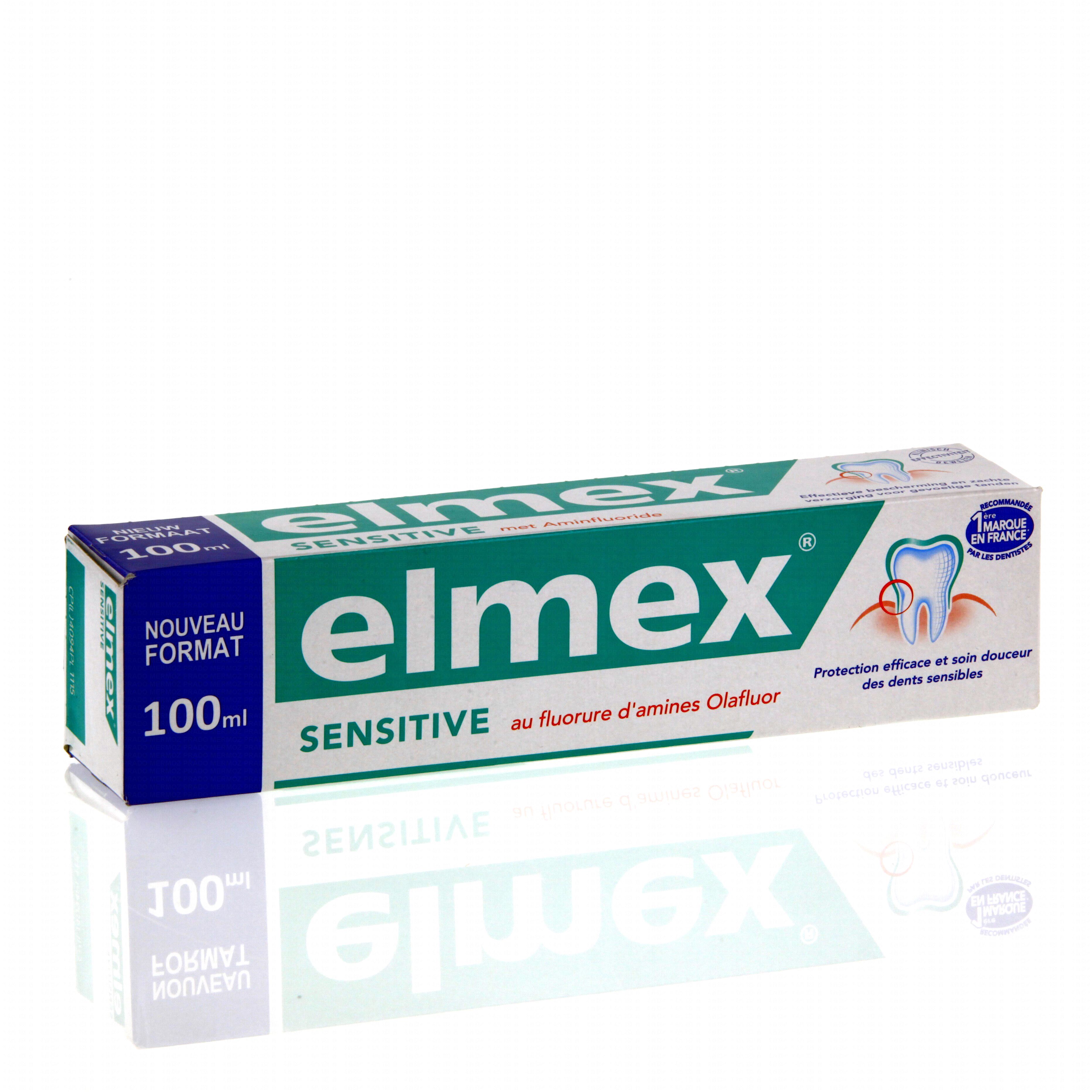 Elmex - Sensitive Dentifrice Tubes De Voyage 2X12Ml , 12 Ml (Lot 2) :  : Hygiène et Santé