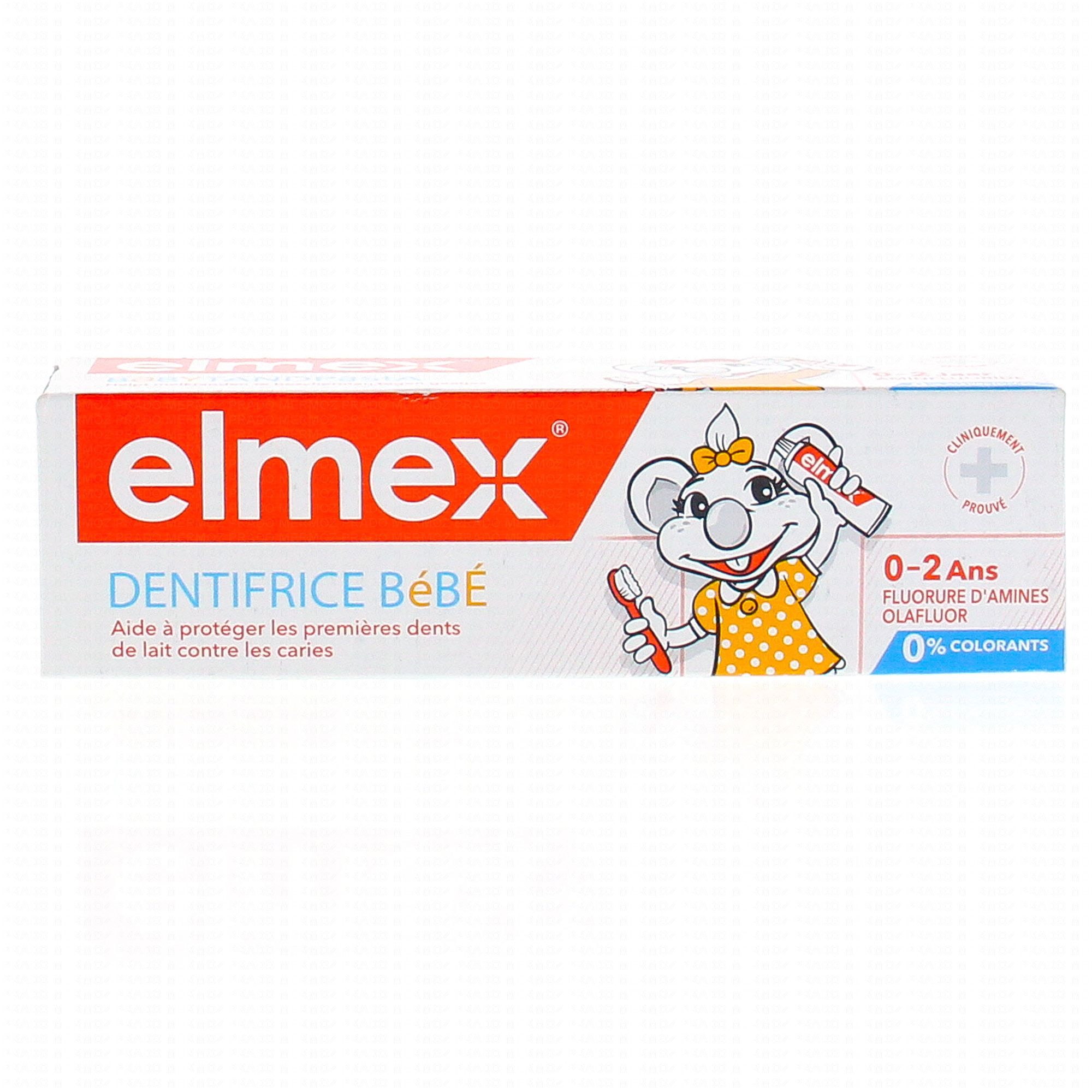 ELMEX Dentifrice bébé Tube 50ml - Pharmacie Prado Mermoz