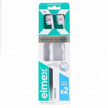 ELMEX Precision Sensitive Brosse à Dents Extra Souple lot de 2