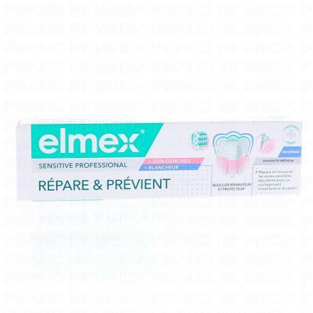 ELMEX Sensitive Professional - Dentifrice Soin gencives et blancheur (75ml)