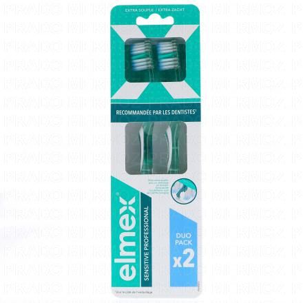 ELMEX Sensitive brosse &agrave; dents extra souple (lot de 2)
