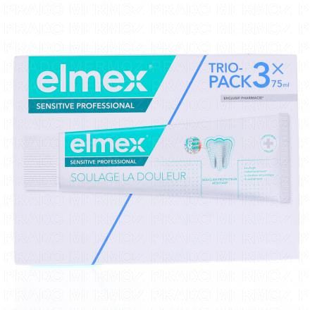 ELMEX Sensitive professional (lot de 3 tubes de 75ml)