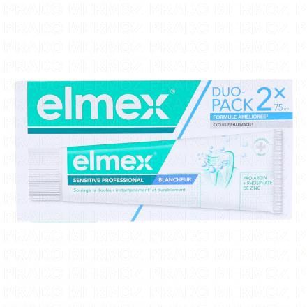 ELMEX Sensitive professional blancheur (lot de 2 tubes de 75 ml)