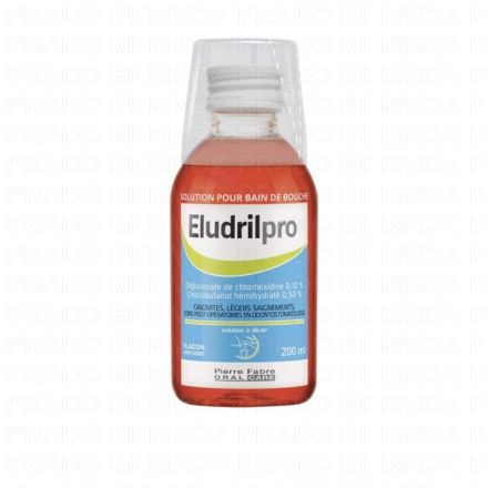 ELUDRIL PRO - Solution pour bain de bouche (flacon de 200 ml)