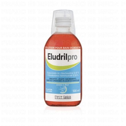ELUDRIL PRO - Solution pour bain de bouche (flacon de 500 ml)