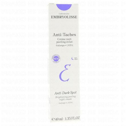 EMBRYOLISSE Crème de nuit Anti tâches 40ml