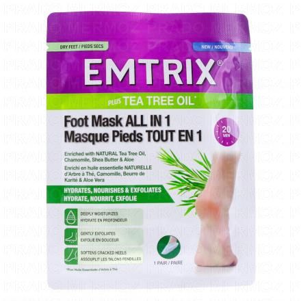 EMTRIX Masque Pieds Tout en 1