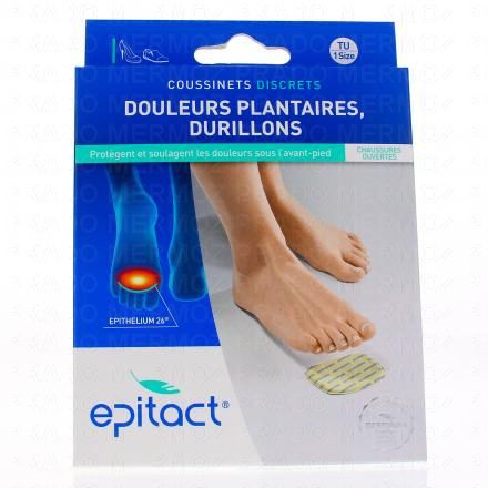 EPITACT Coussinets discrets douleurs plantaires durillons &agrave; l'epithelium 26 1 paire