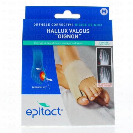 EPITACT Orth&egrave;se corrective de l'hallux valgus oignon NUIT (taille m ( 21,5 &agrave; 23 cm))