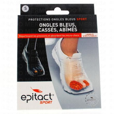 EPITACT SPORT Protection ongles bleus, cass&eacute;s, abim&eacute;s (taille s)