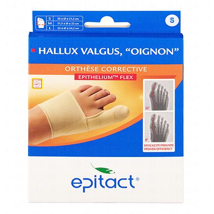 EPITACT Orth&egrave;se corrective de l'hallux valgus oignon NUIT (taille s (20 &agrave; 21,5 cm))