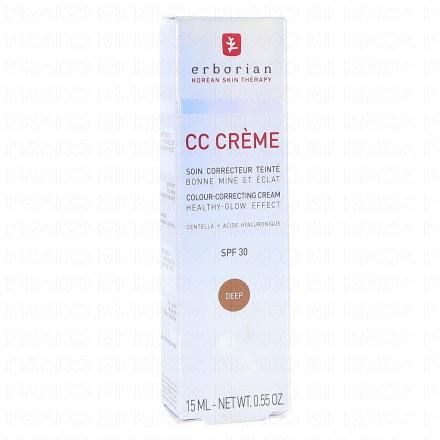 ERBORIAN CC Crème SPF30 Foncé (15ml)