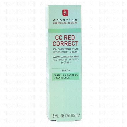 ERBORIAN CC Red Correct Soin Correcteur Teinté *nouvelle formule* (15ml)