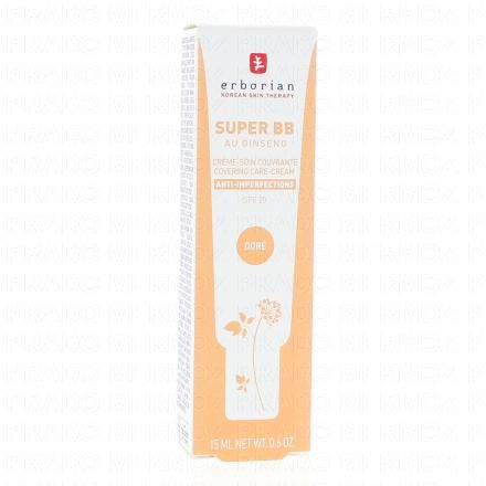 ERBORIAN Super BB Au Ginseng SPF 20 Doré (15ml)