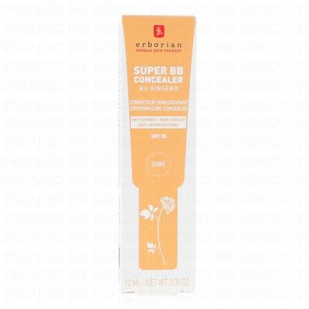 ERBORIAN Super BB Concealer au Ginseng SPF25 Doré 10ml
