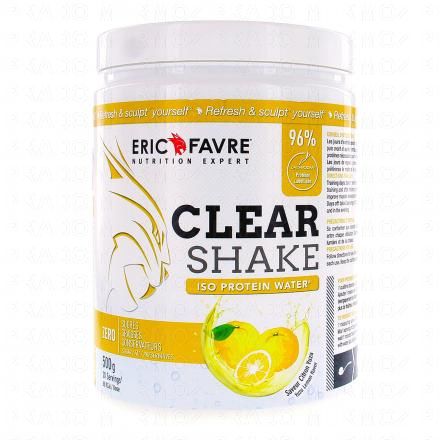 ERIC FAVRE Clear Shake Iso prot&eacute;ine water Saveur Citron Yuzu 500g