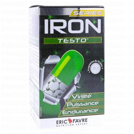 ERIC FAVRE Iron testo - Boost la Testost&eacute;rone x90 g&eacute;lules