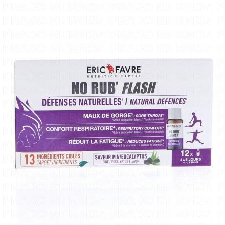 ERIC FAVRE No rub' flash d&eacute;fenses naturelles x12 unit&eacute;s