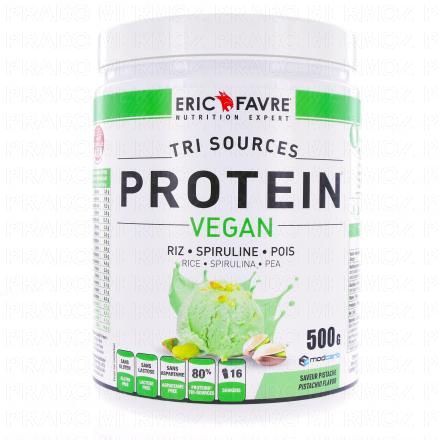 ERIC FAVRE Tri Sources - Prot&eacute;ine v&eacute;gan saveur pistache 500gr