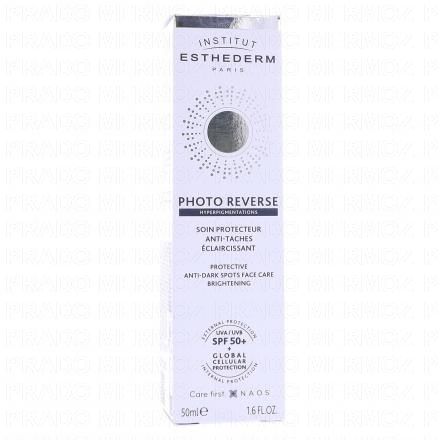 ESTHEDERM Photo Reverse - Soin Protecteur éclaircissant anti-tâche SPF50+ flacon 50ml
