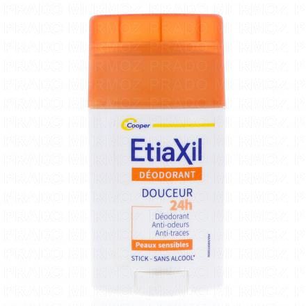 ETIAXIL d&eacute;odorant douceur 48h peaux sensibles stick 40ml