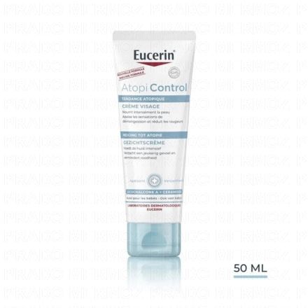 EUCERIN AtopiControl - Cr&egrave;me visage calmante tube 50ml