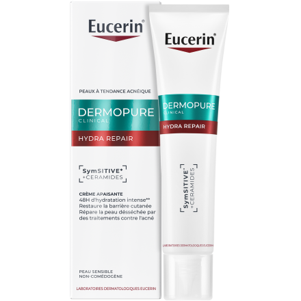 EUCERIN DermoPure Clinical - Hydra Repair Cr&egrave;me apaisante 50ml