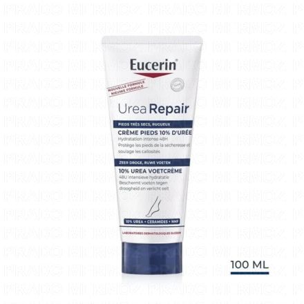 EUCERIN UreaRepair - Cr&egrave;me pieds r&eacute;paratrice 10% ur&eacute;e tube 100ml