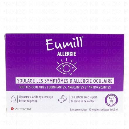 EUMILL Allergie Gouttes occulaires (10 unidoses de 0,5 ml)