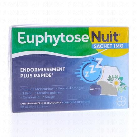 EUPHYTOSE Nuit - 1mg 20 sachets &agrave; infuser