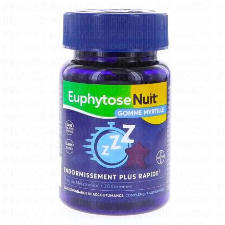 EUPHYTOSE Nuit - 1mg x30 gummies myrtille