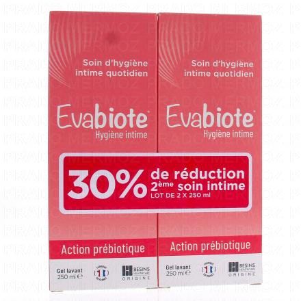 EVABIOTE hygi&egrave;ne intime (lot de 2 flacon 250ml)