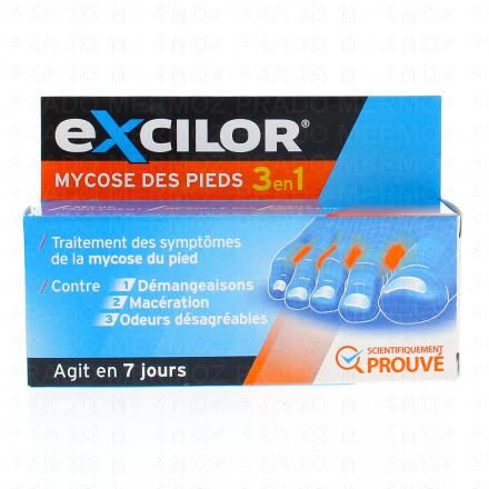 EXCILOR Mycose des pieds - 3 en 1 Tube 15ml