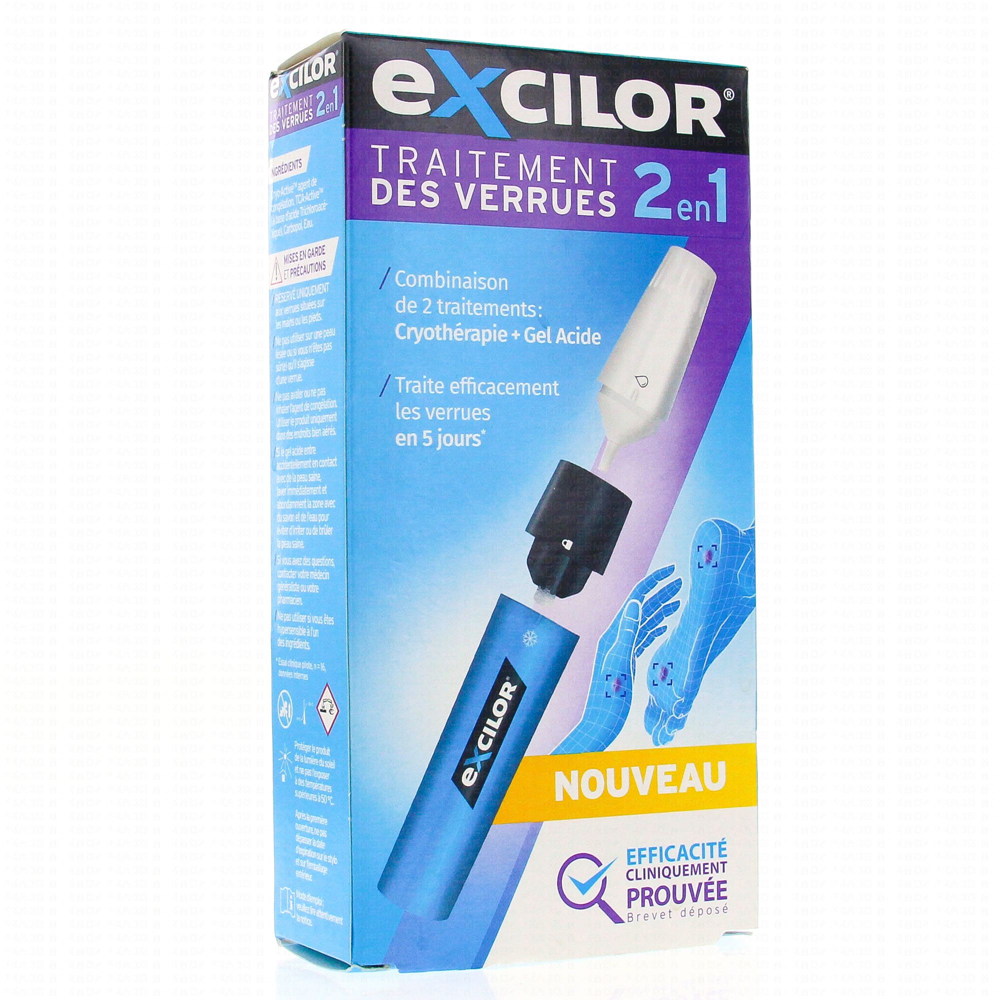 EXCILOR Traitement des Verrues 2 EN 1 Pharmacie Prado Mermoz