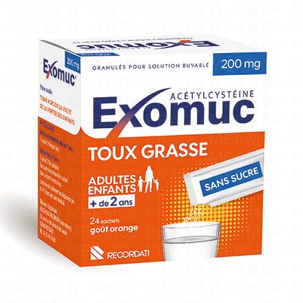 EXOMUC Toux grasse 200 mg
