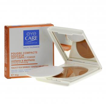 EYE CARE Poudre compacte douceur beige dor&eacute; bo&icirc;tier 10g