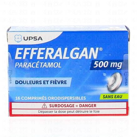 EFFERALGAN sans eau 500mg