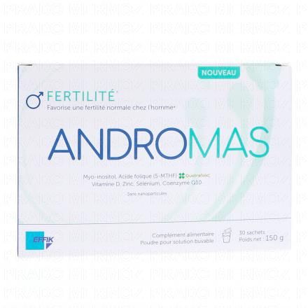 ANDROMAS Fertilit&eacute; Chez l'Homme x30 sachets de poudre