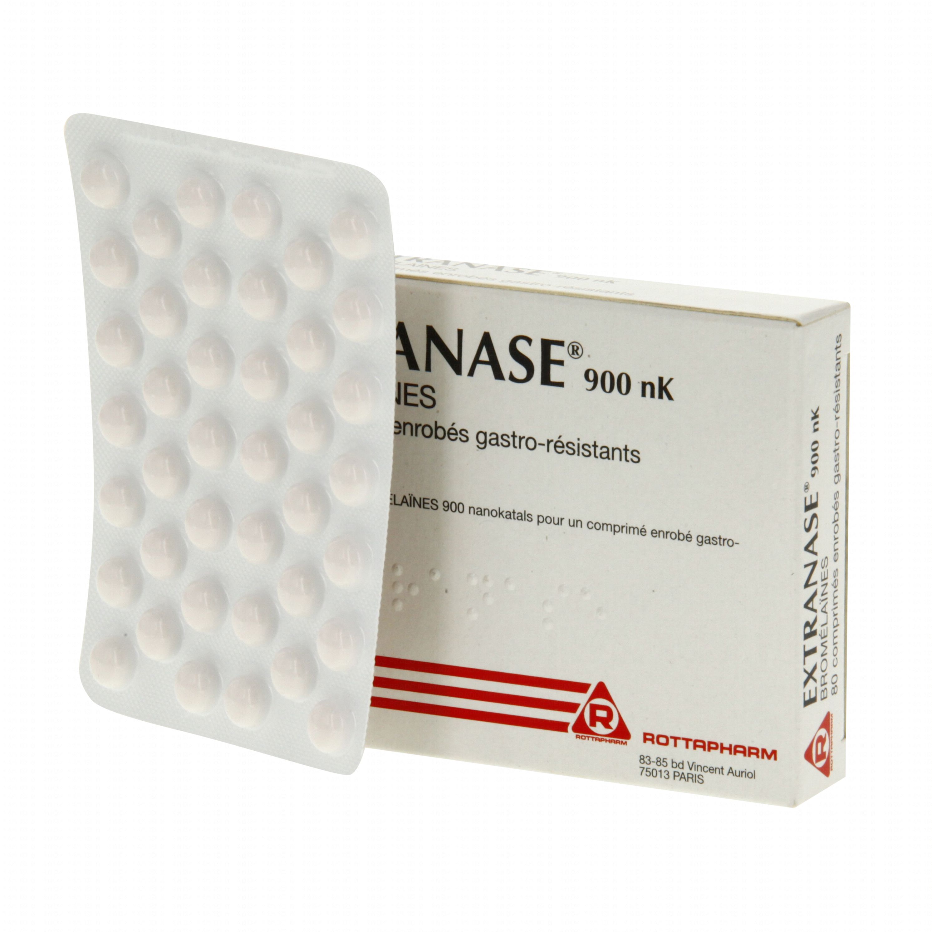 Extranase 900 nk boîte de 80 comprimés Rottapharm Extranase 900 nk boîte de 80 comprimés Rottapharm