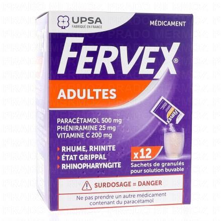 FERVEX Adultes (boîte de 12 sachets)