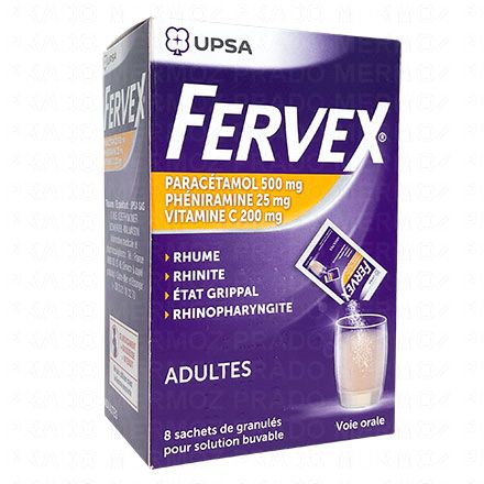 FERVEX Adultes (boîte de 8 sachets)