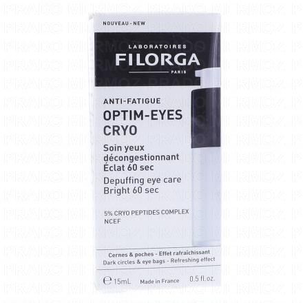 FILORGA Optim-eyes Cryo - Soin yeux d&eacute;congestionnant 15ml