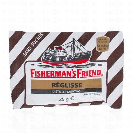 FISHERMAN'S FRIEND Réglisse pastilles menthol sans sucres 25g